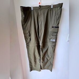 DuraDrive FlexPro Cargo Work Pants Olive Green Elevate Construction 44x32